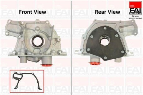 FAI OPEL Помпа масла Astra J,Insignia,Zafira 2.0CDTi 08- Fischer Automotive One (FA1) OP317