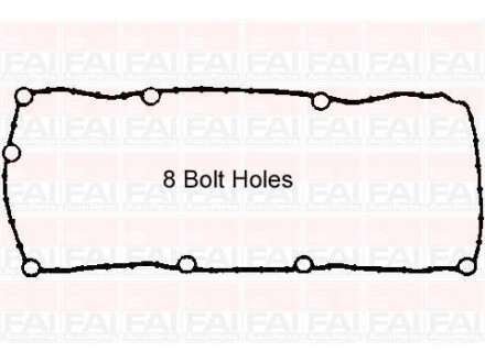 FAI RENAULT Прокладка клап. крышки Clio 1.2 96-,Kangoo Fischer Automotive One (FA1) RC1178S