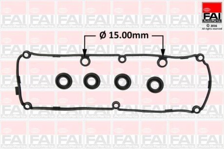 VW К-т прокладок клапанной крышки AUDI, SKODA, 1,6-2,0TDI 03- Fischer Automotive One (FA1) RC1663SK (фото 1)