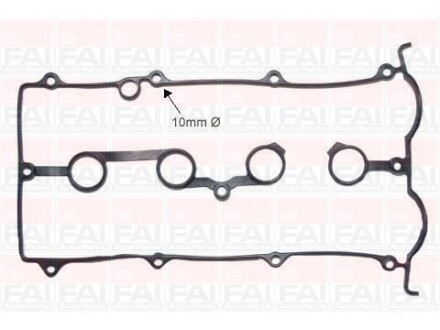 FAI MAZDA Прокладка клап.крышки 626 -97,MX-6 92-(дв.PP,FS) Fischer Automotive One (FA1) RC971S