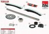 FAI NISSAN К-кт цепи ГРМ( цепь+2 шт. направляющие+ 2 шестерни+ натяжитель + сальник + герметик ) Qashqai 1.6dci 11-, Renault Megane III TCK119