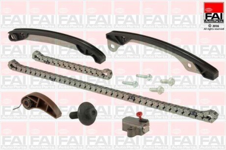 NISSAN К-кт цепи ГРМ Micra IV,Note 1.2 13- Fischer Automotive One (FA1) TCK249WONG (фото 1)