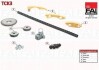 FAI OPEL К-кт цепи ГРМ ( цепь +3 направляющих + натяжитель +3 шестерни + болты) 159, OPEL Astra G 2.2 00-, Vectra B/C 2.2 TCK3