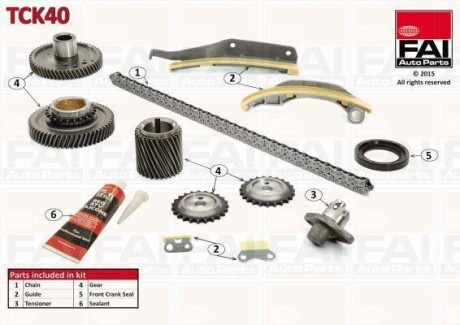 Автозапчастина Fischer Automotive One (FA1) TCK40