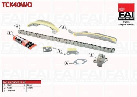 Автозапчастина Fischer Automotive One (FA1) TCK40WO