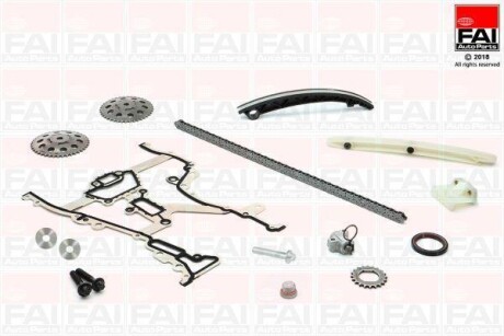OPEL К-кт цепи ГРМ со звездочками Agila, Astra G/H, Corsa B/C 00- Fischer Automotive One (FA1) TCK4S (фото 1)