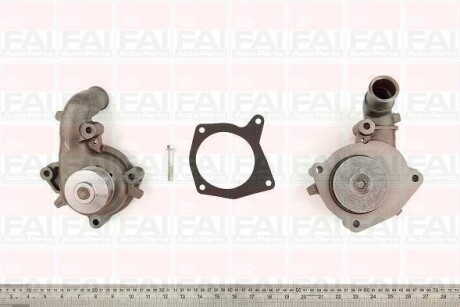 FORD Помпа воды Escort,Fiesta 1,8D /18D/ 89- Fischer Automotive One (FA1) WP2673 (фото 1)