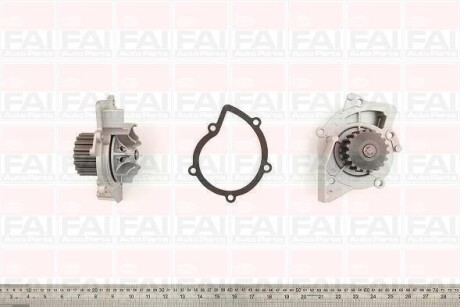 CITROEN Помпа воды C4, C5, Jumper, Jumpy 2.0-2.2HDI, FIAT Scudo, FORD Galaxy 07- Fischer Automotive One (FA1) WP6310 (фото 1)