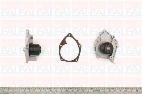 RENAULT Помпа воды Laguna,Megane II 1.9dCI 03-,Nissan Fischer Automotive One (FA1) WP6386 (фото 1)