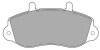 Колодки тормозные FBP-1140