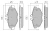 Колодки тормозные FBP-1304