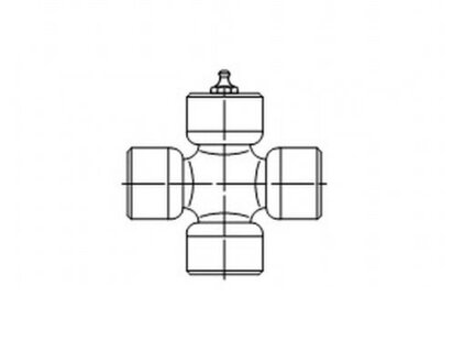 Фото 1 - хрестовина карданного валу (27ммx71мм) NISSAN NAVARA, NAVARA NP300, PICK UP 2.4-3.2D 01.86- GKN (Lobro) U214 Хрестовина карданного валу (27ммx71мм) NISSAN NAVARA, NAVARA NP300, PICK UP 2.4-3.2D 01.86- GKN (Lobro) U214 (фото 1)