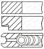 Кільця поршневі 08-784700-00