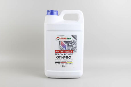 Антифриз G11 BLUE (синій) -38°C готовий (5L) (GERMANY) Goodrem R38G11-BLU-005