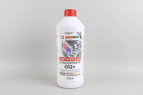 Антифриз G12+ RED (червоний) концентрат (1.5L) (GERMANY) Goodrem R80G12PLUS-015