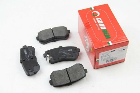 Тормозные колодки зад. Hyundai Accent/Kia Rio/Ceed 05- (mando) Goodrem RM0132 (фото 1)