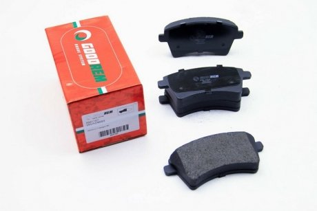 Гальмівні колодки перед. Kangoo 08- (R15/R16) Goodrem RM1167