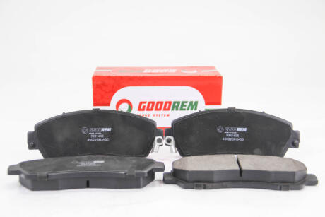 Колодки гальмівні перед. Civic/Crosstour/CR-V (05-21) Goodrem RM1405 (фото 1)