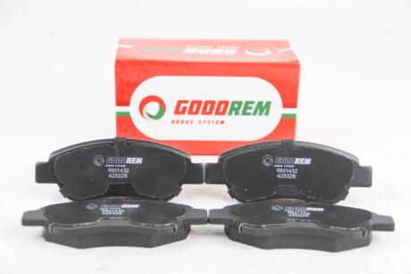Гальмівні колодки перед. Peugeot 107/Citroen C1 05- (Bosch) Goodrem RM1432 (фото 1)