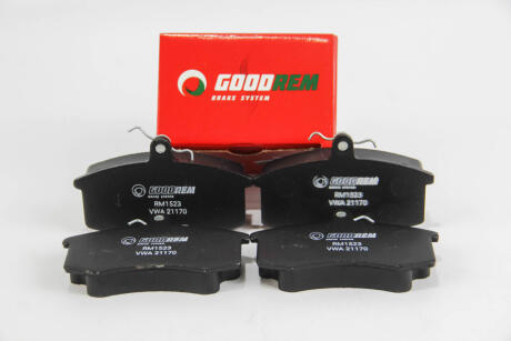 Гальмівні колодки пер. VAZ 2108 -10 (с датчиком) Goodrem RM1523