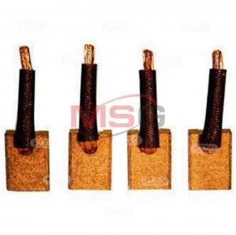 Щітки стартера HYUNDAI/KIA/NISSAN i10/i20/i30/Getz/Cerato/Rio/Ceed/Sportage/Sunny &quot;1,1-1,6&quot; 03&gt;&gt; HC CARGO 141037 (фото 1)