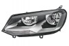 HELLA VW Фара основная галоген с мотором,с лампами H15 H7/H7 W5W WY21W лев.Touareg 10- 1EJ 010 328-211