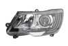 HELLA SKODA Фара основная Bi-Xenon с мотором,без газоразр.лампы,без предвкл.прибора D3S/H7 с дневн.светом лев.SuperB II 13- 1ZS 011 314-331