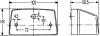 Ліхтар підсвітки номерного знаку - 12V HELLA 2KA 003 389-061 (фото 2)