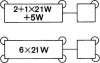 Реле вказівників повороту 2+1(6)x21W EP Вт, 12 В HELLA 4DM 005 698-021 (фото 2)