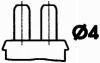 DB Датчик уровня охлаждающей жидкости W124,W210,W140,W126,W201,W202 HELLA 6EZ 004 765-041 (фото 2)