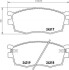 Гальмівні колодки перед Hyundai Accent/Kia Rio 05- (mando) HELLA 8DB355006-951 (фото 2)