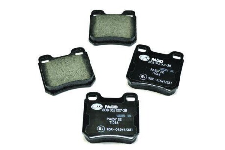 Колодки дискового тормоза HELLA 8DB355007381 (фото 1)