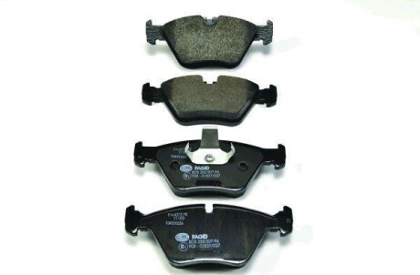 Гальмівні колодки перед BMW 5 (E39) 2.0-3.5i 95-03 HELLA 8DB355007-961 (фото 1)
