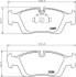 Тормозные колодки передние BMW 3 (E36/E46) 90-09 (ATE) HELLA 8DB355008-741 (фото 2)