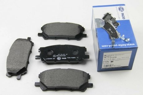 Тормозные колодки перед. Lexus RX 03-08 (sumitomo) HELLA 8DB355010-071