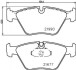 Гальмівні колодки перед. BMW 5 (E39) 2.0-3.5i 95-03 HELLA 8DB355010-711 (фото 2)