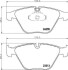 Гальмівні колодки перед. BMW 3 (E90)/5 (E60)/7 (E65) 02-13 (ATE) HELLA 8DB355013-931 (фото 2)