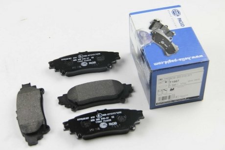 Тормозные колодки зад. Lexus RX 08-15/Toyota Prius 09- (akebono) HELLA 8DB 355 015-371