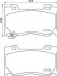 Гальмівні колодки перед. INFINITI FX/M37/Q50/Q60/Q70/QX70/NISSAN 370 Z 2.0-5.0 09- HELLA 8DB355015-411 (фото 2)