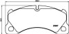 Тормозные колодки перед.VW Touareg/Cayenne 18&quot; 07- (brembo) HELLA 8DB 355 015-801 (фото 2)