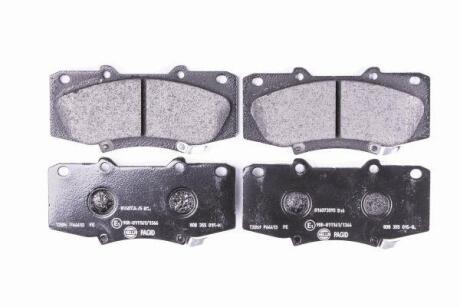 Колодки гальмівні дискові комплект передні HELLA 8DB355015821