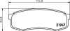 Тормозные колодки зад. Toyota Land Cruiser 84- HELLA 8DB355016-831 (фото 2)