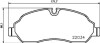 HELLA FORD гальмів.колодки передн.Transit 2,2TDCi 13- 8DB 355 021-571