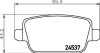 Гальмівні колодки зад. Focus/Galaxy/Kuga/Mondeo/S80/V70/XC70 06- 1.6-4.4 8DB355025-351