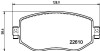 HELLA RENAULT Гальмівні колодки передні MEGANE IV 8DB 355 025-851