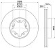 Гальмівний диск перед. Transit V347 06- (300mm) (PRO) 8DD355113-281