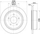 HELLA JEEP Диск тормозной задн.Grand Cherokee 92-99 8DD 355 114-801