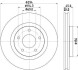 Гальмівний диск перед. C4/Compass/Patriot/ASX/Outlander/4008 06- 1.6-3.6 (PRO) 8DD355115-911