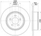 HELLA PRO LANCIA Диск гальмівний задн. THEMA 3.0 D 11- 8DD 355 117-411