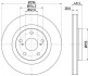 Гальмівний диск перед. Auris/Prius/Raw4 06- 8DD 355 118-561